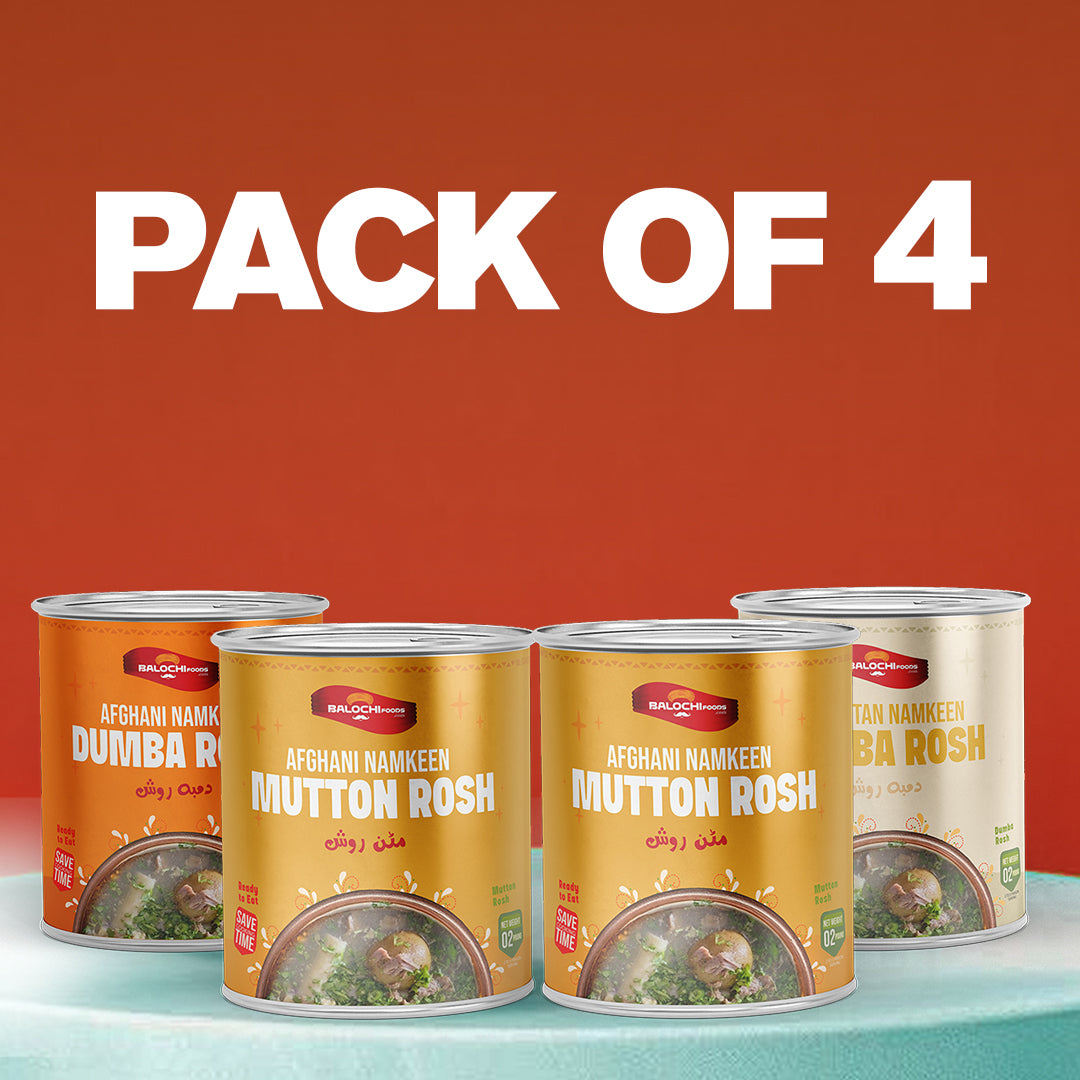 2 Afghani Mutton + 1 Afghani Dumba + 1 Waziristani Dumba – Family Pack of 4