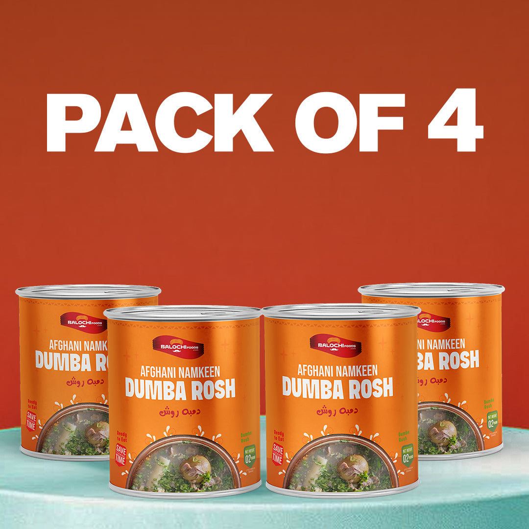 Afghani Namkeen Rosh Dumba – Family Pack of 4