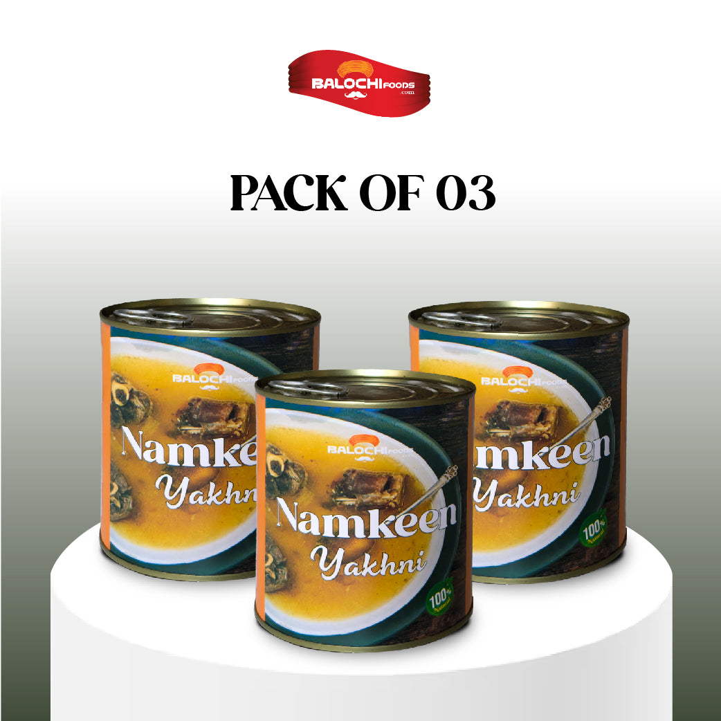 Namkeen Yakhni  For 6 Persons