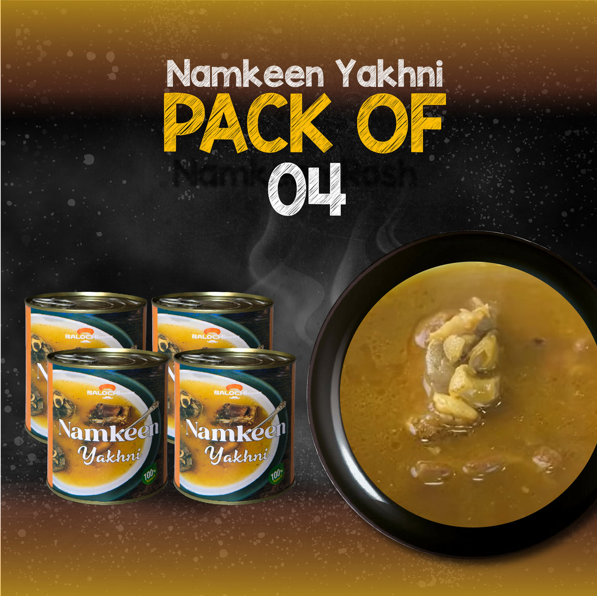 Namkeen Yakhni  For 8 Persons