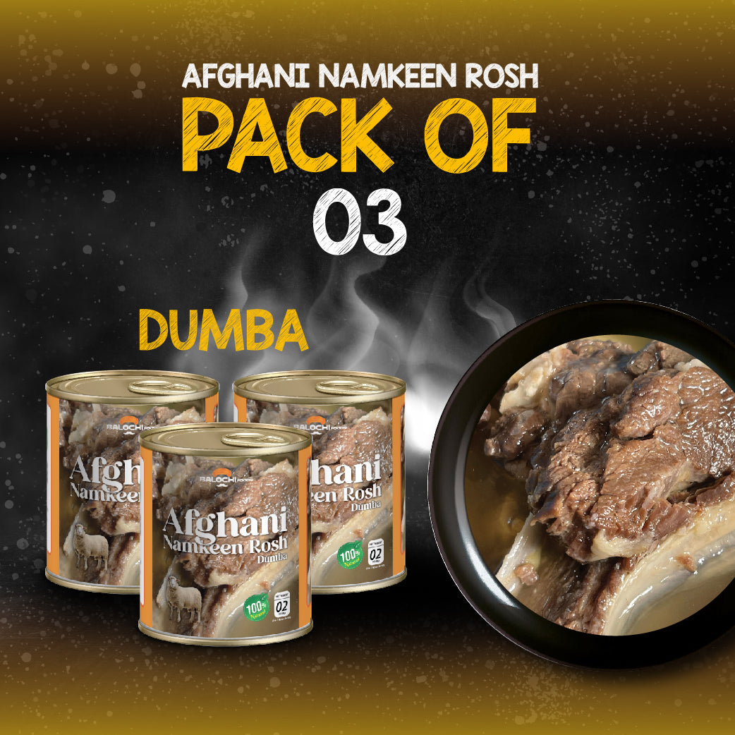 Afghani Namkeen Rosh Dumba For 6 Persons