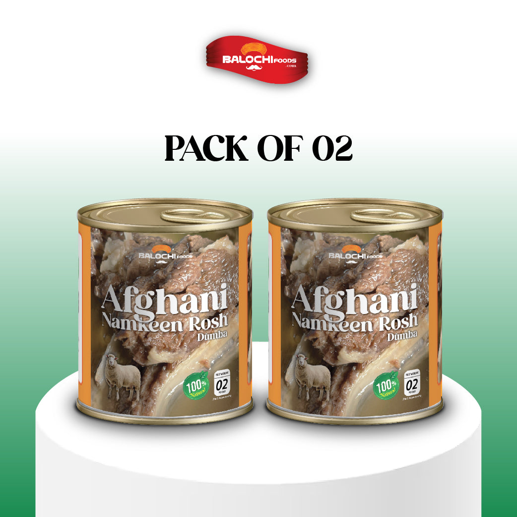 Afghani Namkeen Rosh Dumba For 4 Persons