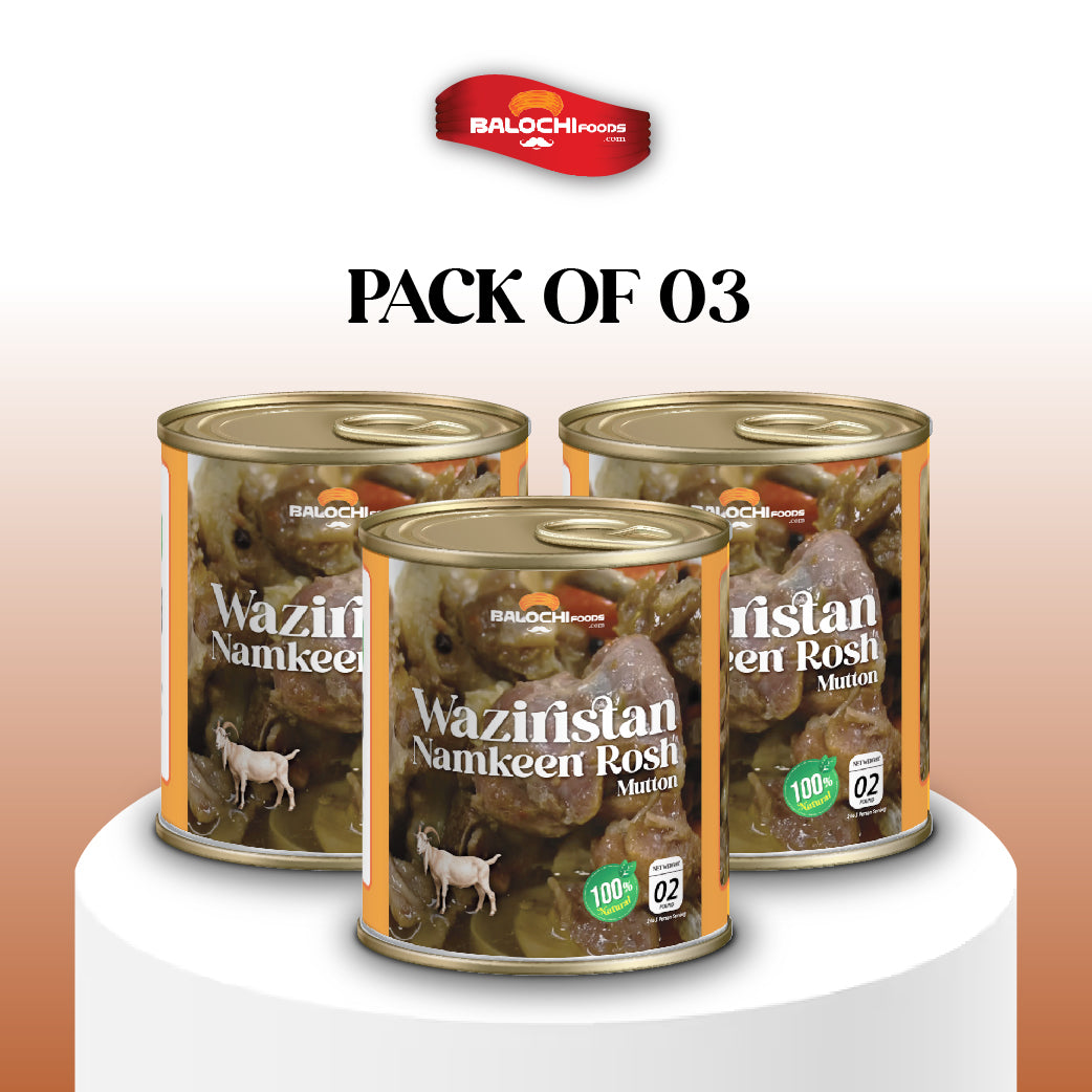 Waziristan Namkeen Rosh Mutton For 6 Persons